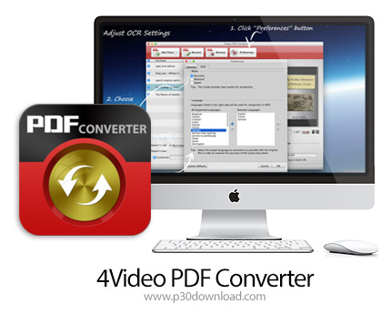 دانلود 4Video PDF Converter v3.3.11 MacOS - نرم افزار تبدیل PDF به سایر فرمت ها برای مک