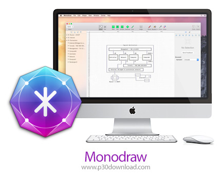 دانلود Monodraw v1.6.1 MacOS - نرم افزار ایجاد فلوچارت، دیاگرام های شبکه برای مک
