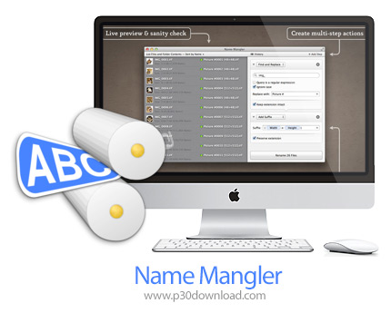 دانلود Name Mangler v3.8 MacOS - نرم افزار تغییر نام دسته ای فایل ها برای مک