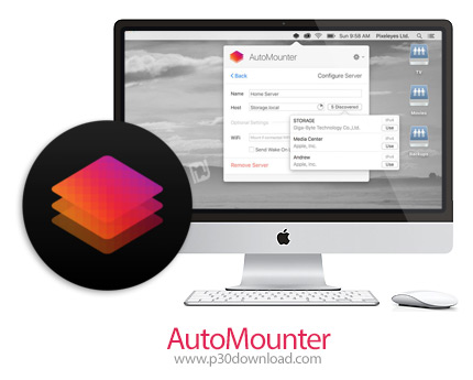 دانلود AutoMounter v1.5.7 MacOS - نرم افزار اتصال خودکار به سرور برای مک