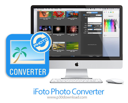 دانلود iFoto Photo Converter v2.6 MacOS - نرم افزار ویرایش گروهی تصاویر برای مک