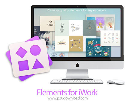 دانلود Elements for iWork v3.3.2 MacOS - مجموعه تصاویر آماده برای نرم‌افزارهای Pages ،Numbers و Keyn