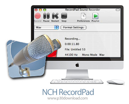 دانلود NCH RecordPad v9.00 MacOS - نرم افزار ضبط صدا برای مک