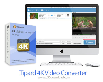 دانلود Tipard 4K Video Converter v9.1.16 MacOS - نرم افزار تبدیل فرمت های ویدیوئی ۴K برای مک