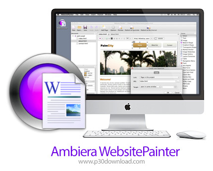 دانلود Ambiera WebsitePainter v3.4 MacOS - نرم افزار طراحی آسان وب سایت های حرفه ای برای مک