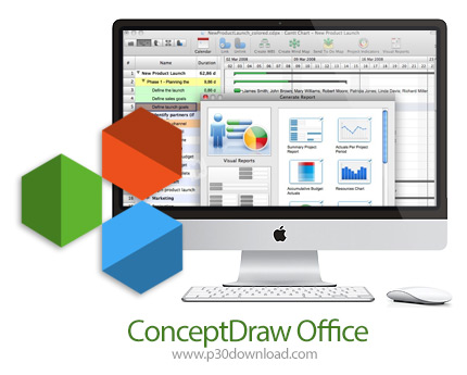 دانلود ConceptDraw Office v8.0.0.5 MacOS - نرم افزار به تصویر کشیدن ذهنیت شما و مدیریت پروژه ها برای