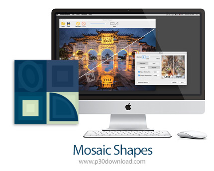 دانلود Mosaic Shapes v2.0.3 MacOS - نرم افزار ایجاد تصاویر موزاییکی برای مک