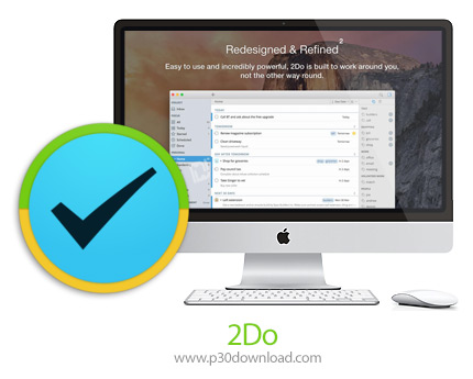 دانلود 2Do v2.7.3 MacOS - نرم افزار یادداشت و برنامه ریزی کارهای روزانه برای مک