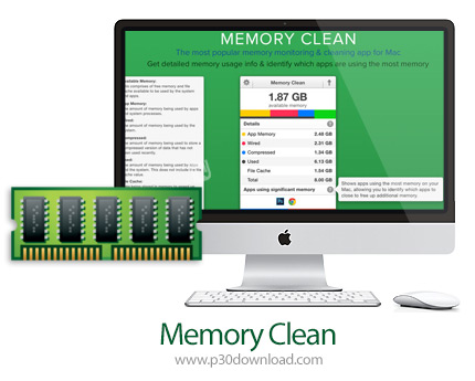 دانلود Memory Clean 3 v1.0.24 MacOS - نرم افزار پاکسازی و بهینه سازی حافظه برای مک
