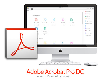 دانلود Adobe Acrobat Pro DC v2019.021.20061 MacOS - نرم افزار ساخت و مدیریت فایل های پی دی اف برای م