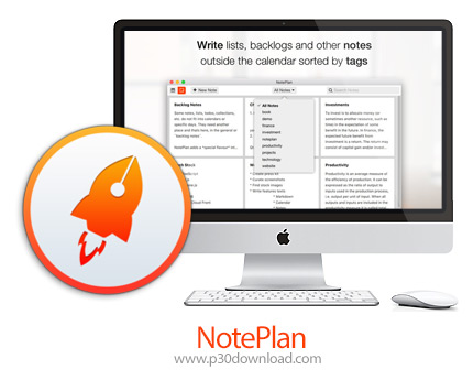 دانلود NotePlan v1.6.30 MacOS - نرم افزار مدیریت کارها و برنامه ریزی روزانه برای مک