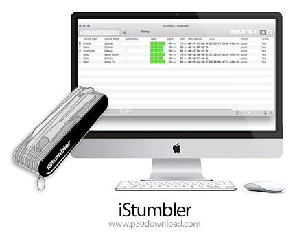 دانلود iStumbler v103.43 MacOS - نرم افزار بررسی شبکه های بی سیم برای مک