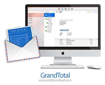 دانلود GrandTotal v8.0 MacOS - نرم افزار ساخت صورت حساب و تخمین های مالی برای مک