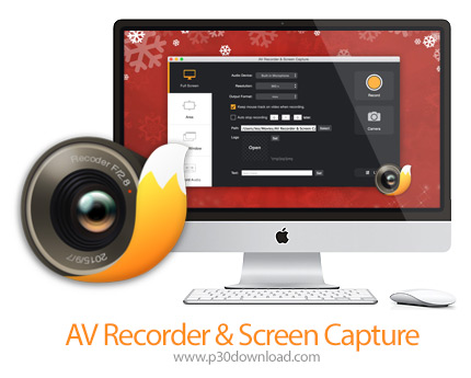 دانلود AV Recorder & Screen Capture v2.2.0 MacOS - نرم افزار فیلم برداری از صفحه نمایش برای مک