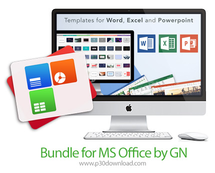 دانلود Bundle for MS Office by GN v7.0.3 MacOS - قالب های آماده نرم افزار آفیس برای مک