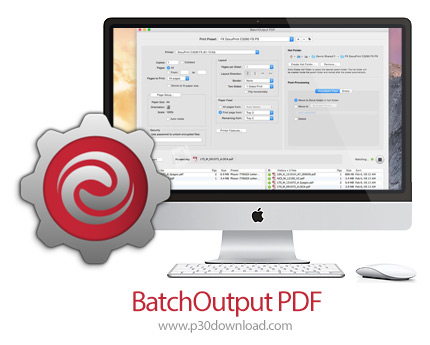 دانلود BatchOutput PDF v2.4.4 MacOS - نرم افزار تبدیل دسته ای اسناد به پی دی اف برای مک