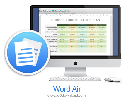 دانلود Word Air Pro v1.7.4 MacOS - نرم افزار پردازشگر متن برای مک