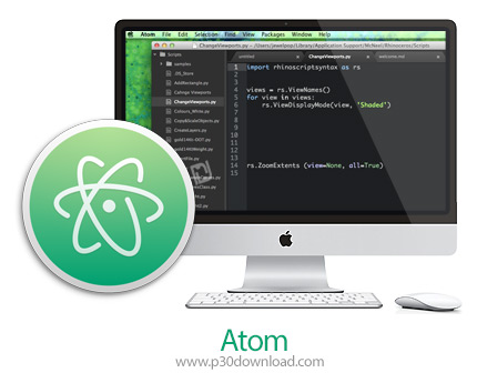 دانلود Atom v1.63.1 MacOS - اتم، نرم افزار ویرایش حرفه ای متن برای مک