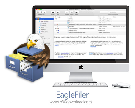 دانلود EagleFiler v1.9.9 MacOS - نرم افزار مدیریت اطلاعات و اسناد برای مک