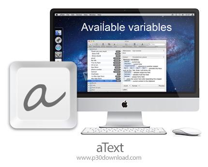دانلود aText v2.40.5 MacOS - ابزار کمکی برای تایپ سریعتر در اپلیکیشن ها برای مک