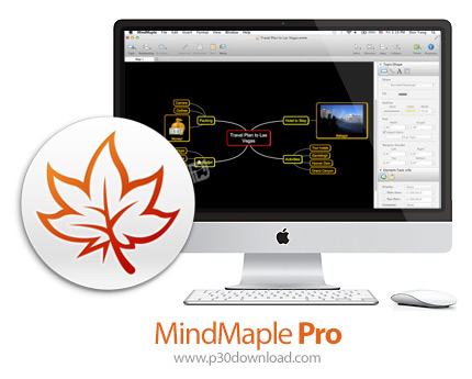 دانلود MindMaple Pro v1.3.1 MacOS - نرم افزار پیاده سازی نقشه ذهنی و ایده های خلاقانه برای مک