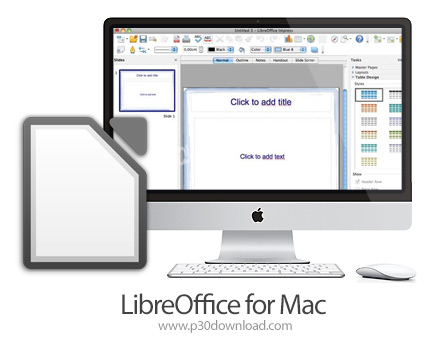 دانلود LibreOffice for Mac v24.2.2 + 7.6.6 MacOS - لیبره آفیس، مجموعه نرم افزار های مشابه آفیس، کم ح