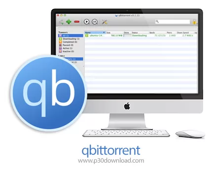 دانلود qbittorrent v4.6.4 MacOS - کیوبیت تورنت، نرم افزار دانلود از شبکه تورنت برای مک