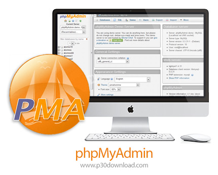 دانلود phpMyAdmin v5.2.0 MacOS - نرم افزار مدیریت بانک های اطلاعاتی برای مک