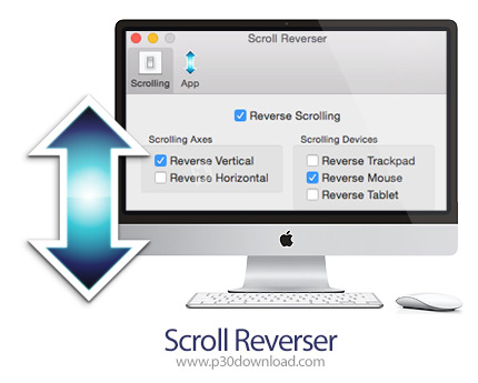 دانلود Scroll Reverser v1.7.6 MacOS - نرم افزار مدیریت جهت اسکرول در ترک پد و کلید اسکرول ماوس برای 