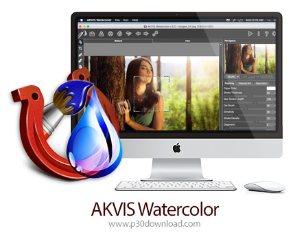 دانلود AKVIS Watercolor v3.0.237.16054 MacOS - نرم افزار ساخت طرح های آبرنگی برای مک