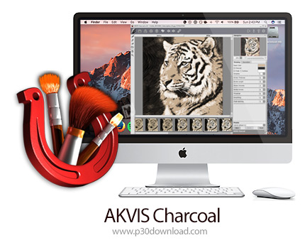 دانلود AKVIS Charcoal v3.0.379.16054 MacOS - پلاگین تبدیل تصاویر به نقاشی ذغالی و گچ در فتوشاپ برای 