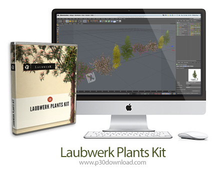 دانلود Laubwerk Plants Kit 4 v1.0.25 MacOS - پلاگین انواع پوشش گیاهی در طراحی سه بعدی برای مک