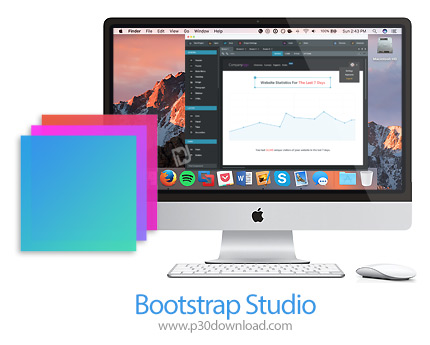 دانلود Bootstrap Studio v6.2.1 Lab Edition MacOS - نرم افزار طراحی وب سایت برای مک
