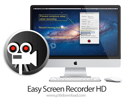 دانلود Easy Screen Recorder HD - 4K & 5K v2.1.5 MacOS - نرم افزار فیلم برداری از صفحه نمایش برای مک
