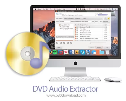 دانلود DVD Audio Extractor v8.0.0 MacOS - نرم افزار استخراج فایل های صوتی از DVD برای مک