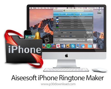 دانلود Aiseesoft iPhone Ringtone Maker v7.1.10 MacOS - نرم افزار ساخت زنگ موبایل از موزیک دلخواه برا