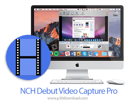 دانلود NCH Debut Pro v8.71 MacOS - نرم افزار فیمبرداری از صفحه نمایش و تصاویر دریافت شده از طریق وب 
