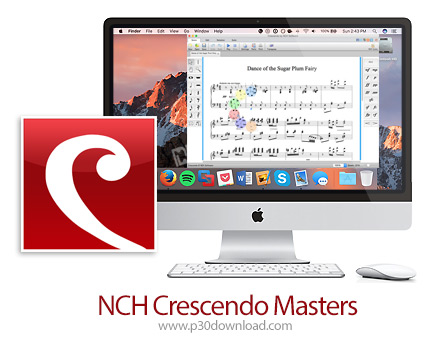 دانلود NCH Crescendo Masters v8.52 MacOS - نرم افزار مدیریت و نوشتن نت های موسیقی برای مک