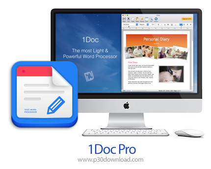 دانلود 1Doc Pro v1.1.2 MacOS - نرم افزار ساده ویرایشگر متن برای مک