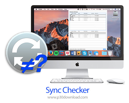 دانلود Sync Checker v3.2 MacOS - نرم افزار همگام سازی فایل ها برای مک