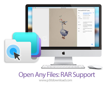 دانلود Open Any Files: RAR Support v1.5.1 MacOS - نرم افزار باز کردن انواع فایل ها برای مک