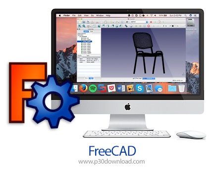 دانلود FreeCAD v0.18 MacOS - نرم افزار طراحی مهندسی سه بعدی برای مک