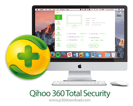 دانلود Qihoo 360 Total Security v1.2.6 MacOS - نرم افزار حفاظت از سیستم در برابر ویروس و تروجان برای
