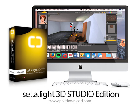 دانلود set.a.light 3D STUDIO Edition v2.00.11 MacOS - نرم افزار شبیه سازی استودیو عکاسی برای مک