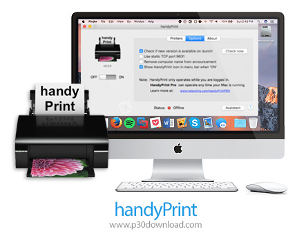 دانلود handyPrint v5.5.0 MacOS - نرم افزار پرینت از دستگاه های اپل برای مک