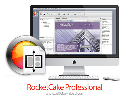 دانلود RocketCake Professional v1.4 MacOS - نرم افزار طراحی وبسایت بدون نیاز به برنامه نویسی برای مک