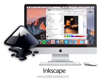 دانلود Inkscape v1.3.1 MacOS - نرم افزار طراحی و ویرایش تصاویر وکتور برای مک