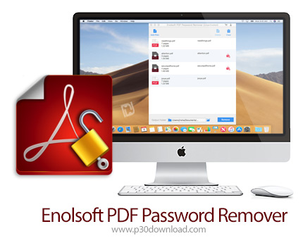 دانلود Enolsoft PDF Password Remover v3.8.0 MacOS - نرم افزار حذف پسورد فایل های PDF برای مک