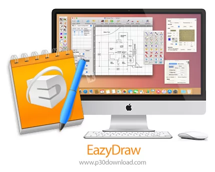 دانلود EazyDraw v10.10.1 MacOS - نرم افزار طراحی و ویرایش تصاویر وکتور برای مک