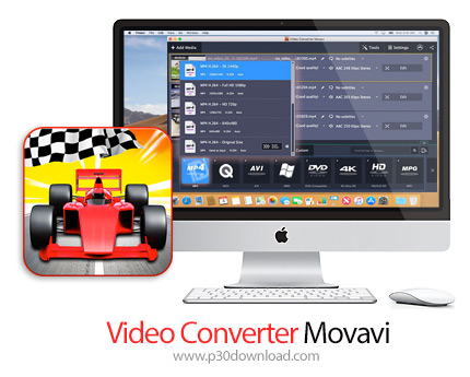 دانلود Video Converter Movavi 20 Premium v20.1.2 MacOS - نرم افزار تبدیل فرمت فایل های ویدئویی برای 